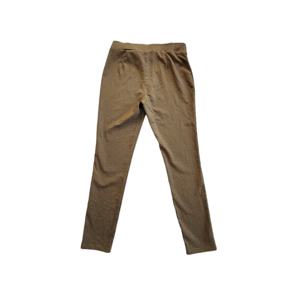 🌼 Tommy Hilfiger Neutral Plaid Trousers Pants Size 8 - Picture 2 of 4